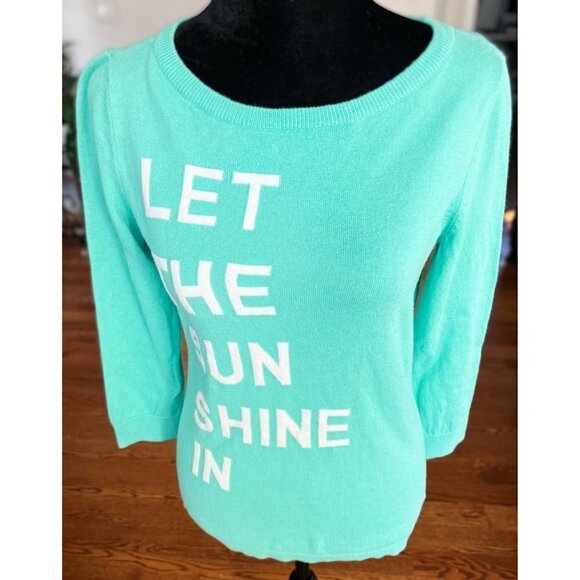 TALBOTS Let the Sunshine In Pullover Sweater Light Wearing sz(XS) - Picture 3 of 9